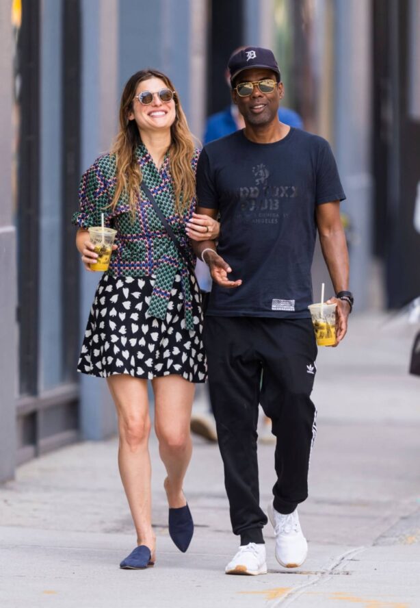 Lake Bell - With Chris Rock are seen in SoHo in New York City