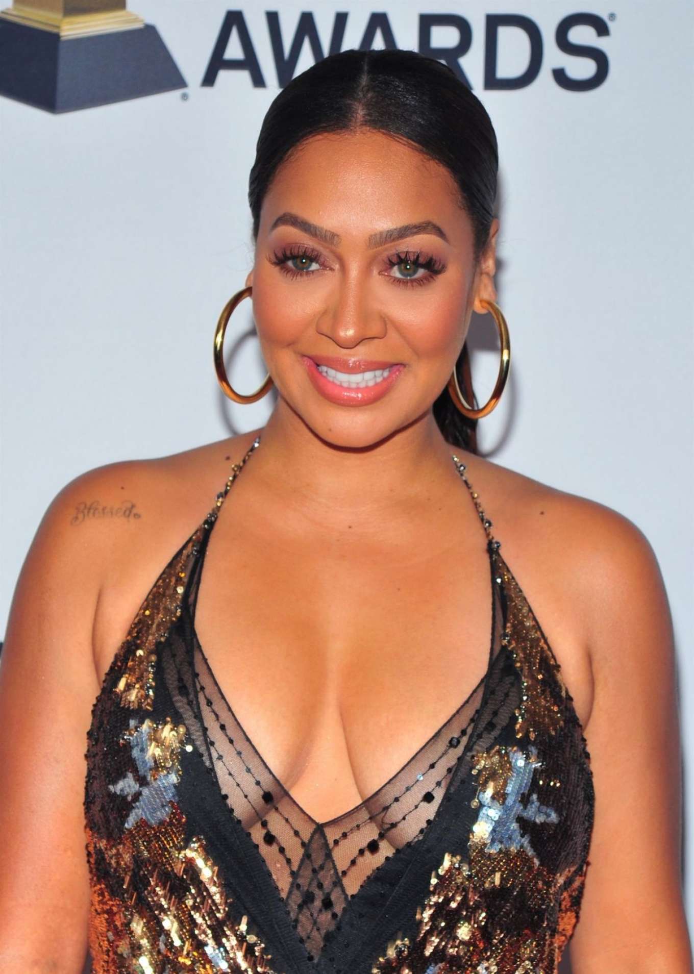 LaLa Anthony - 2018 Pre-Grammy Gala and Salute to Industry Icons with Clive...