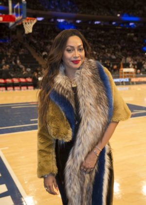Lala Anthony at Madison Square Garden in NY