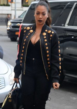 Lala Anthony Out Shopping in New York