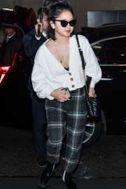 Lana Condor - Arriving to her hotel in New York City