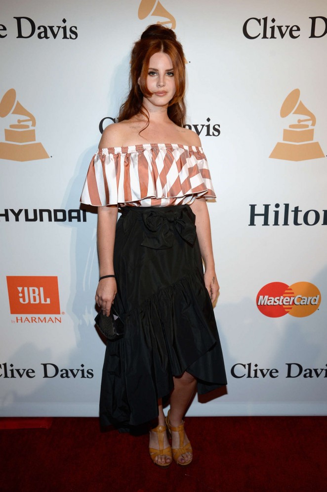 Lana Del Rey - 2016 Pre Grammy Gala and Salute to Industry Icons with Clive Davis in L