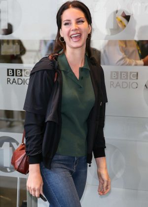 Lana Del Rey at BBC Radio 1 Studios in London