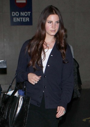 Lana Del Rey at LAX Airport in Los Angeles