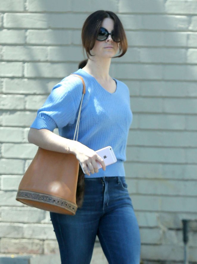 Lana del Rey in Jeans out in Los Angeles