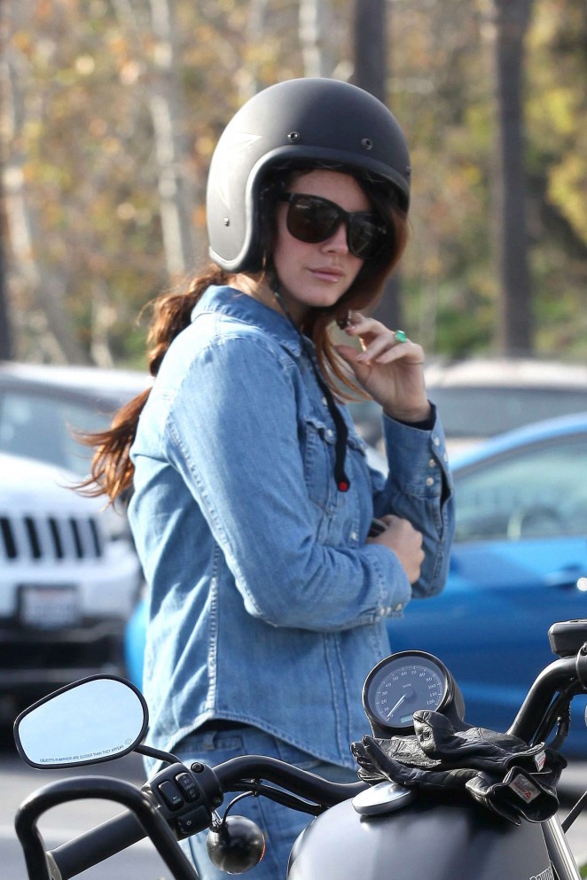 Lana Del Rey - Motorcycle Ride in Malibu