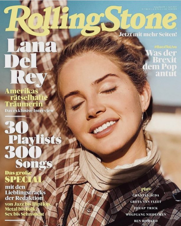 Lana Del Rey - Rolling Stone (Deutschland - April 2021)