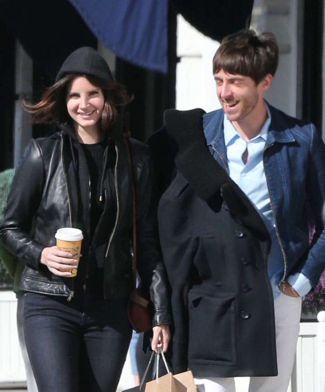 Lana Del Rey with a friend out in Hollywood