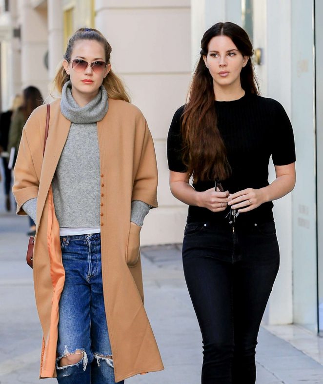 Lana Del Rey With a Friend Shopping in West Hollywood