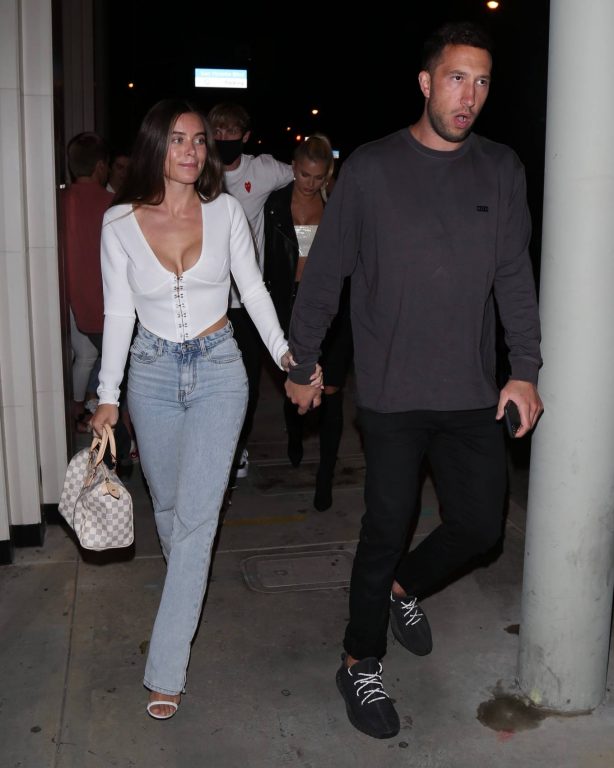 Lana Rhoades - Out for dinner at Nice Guy in West Hollywood