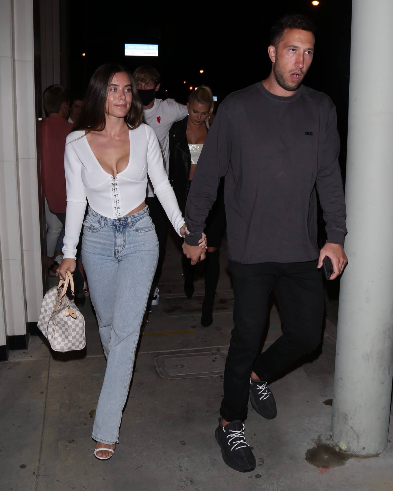 Lana Rhoades - Out for dinner at Nice Guy in West Hollywood.