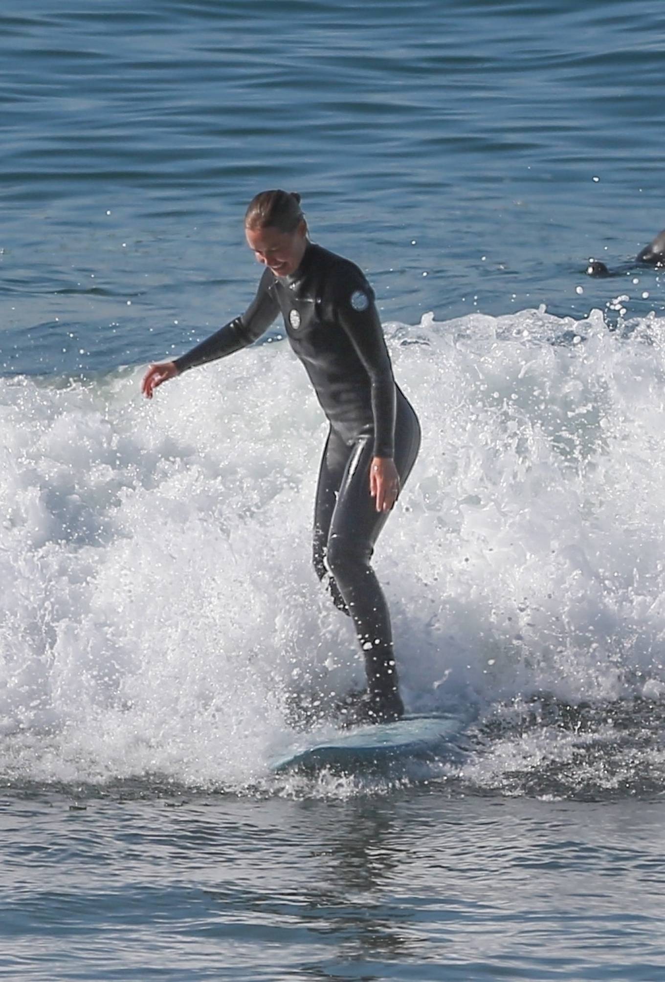 Lara Bingle – Surfing candids in Malibu
