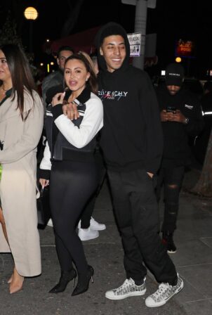 Larsa Pippen - Night out partying at Delilah in West Hollywood