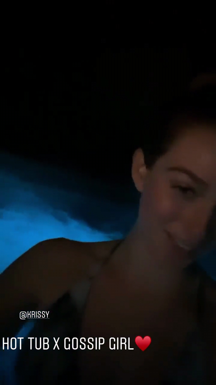 Larsen Thompson â€“ In personal hot tub and more