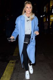 Laura Anderson - Leaving JD Sports x Anthony Joshua Launch Event in London