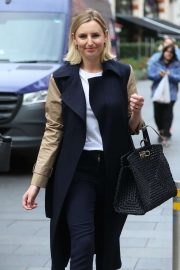 Laura Carmichael - Arrives at the Global Offices in London