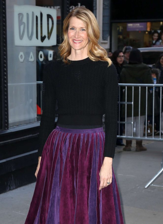 Laura Dern at AOLBuild in New York City