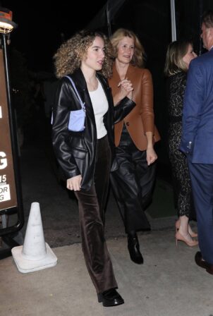 Laura Dern - With daughter Jaya Harper leave Giorgio Baldi restaurant in Santa Monica