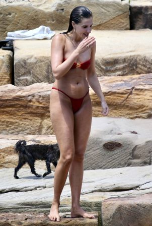 Laura Dundovic - In a bikini at a Sydney swimming hole