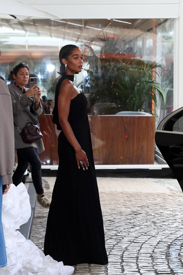 Laura Harrier - Pictured at hotel Martinez during Cannes Film Festival 2023
