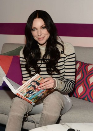prepon laura backstage promoting york book her live nyc gotceleb