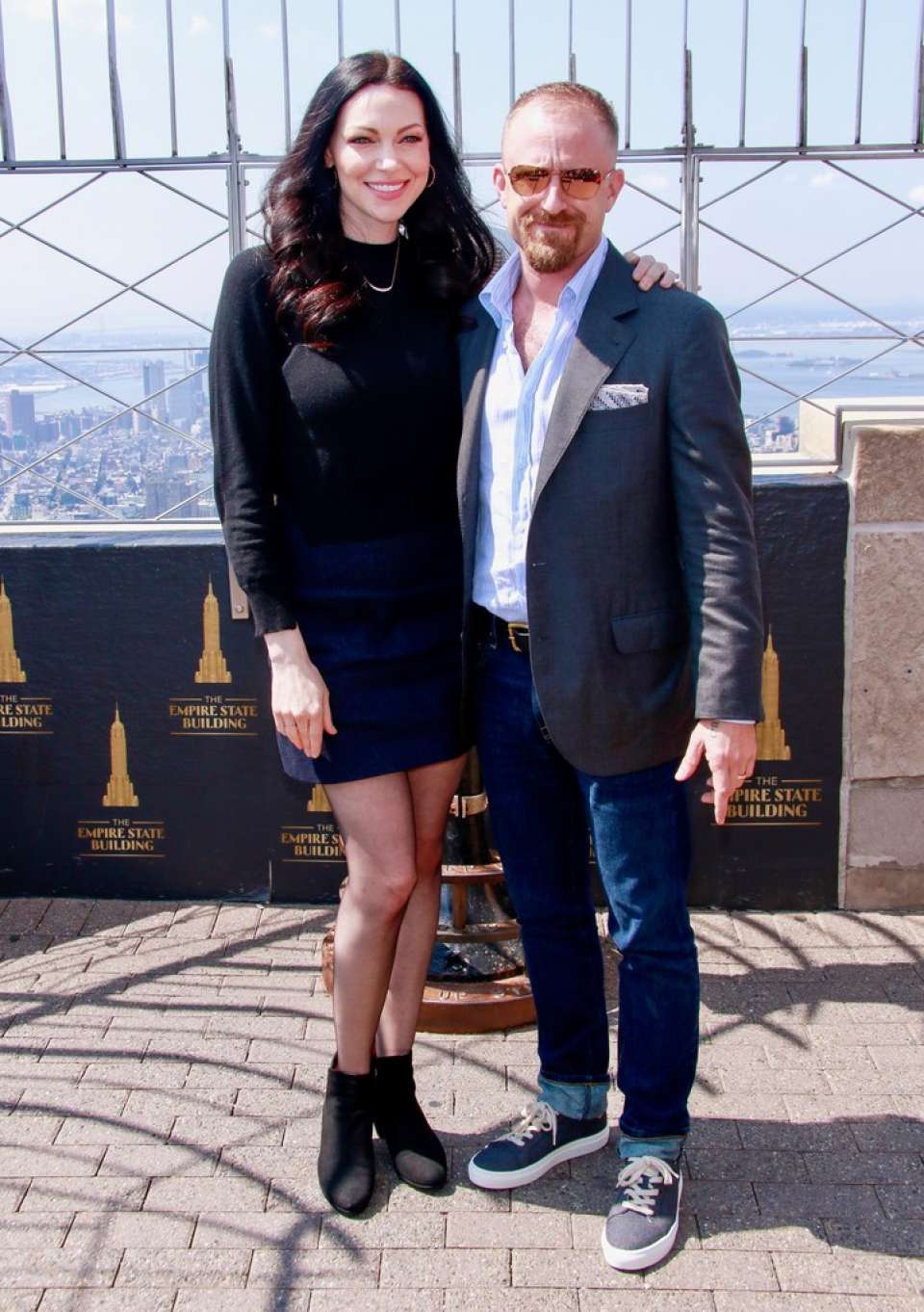 Laura Prepon â€“ Visits the Empire State Building in NYC