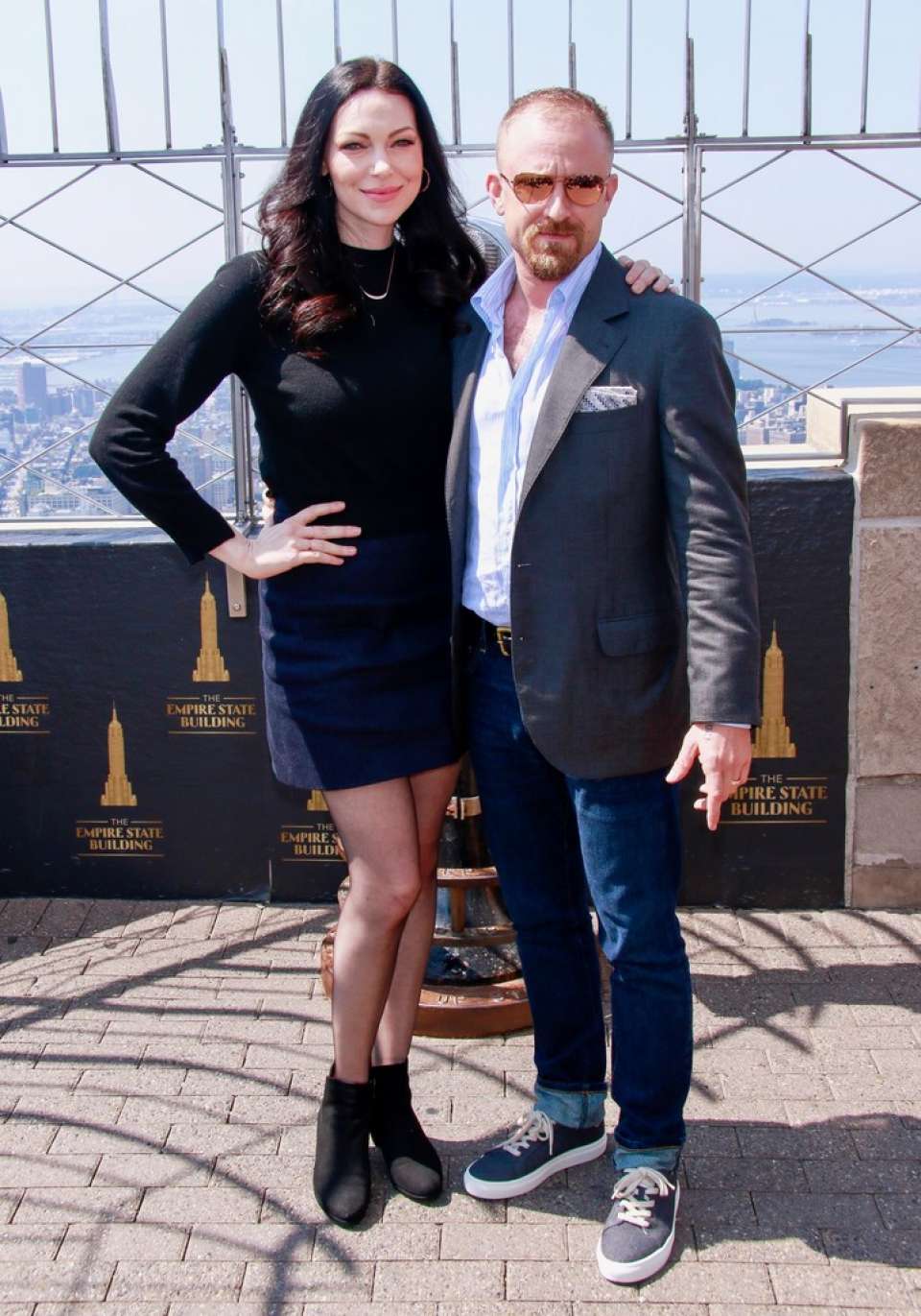 Laura Prepon â€“ Visits the Empire State Building in NYC