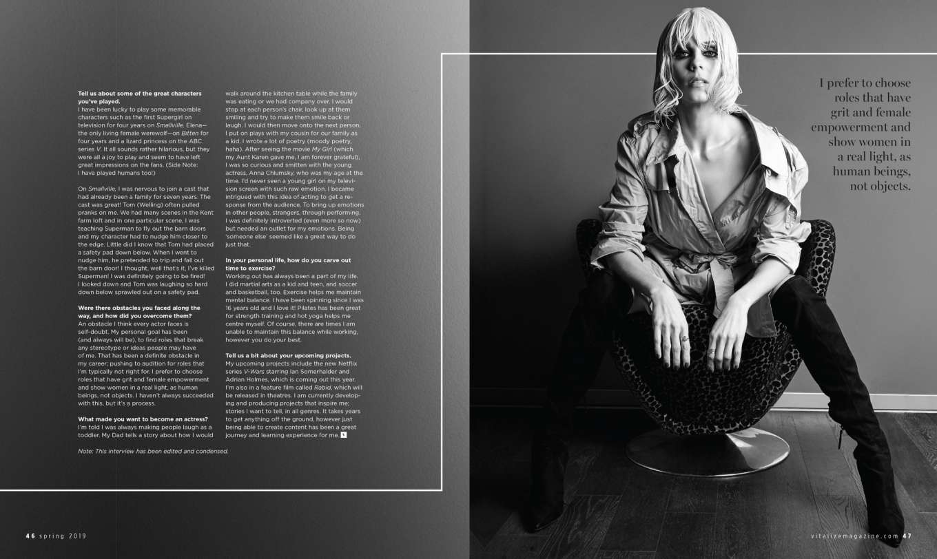 Laura Vandervoort 2019 : Laura Vandervoort – Vitalize Magazine 2019-03