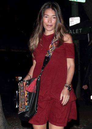 Laura Wasser Arrives at Madeo in West Hollywood