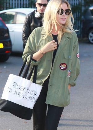 Laura Whitmore - Arrives for Strictly Rehearsal in London