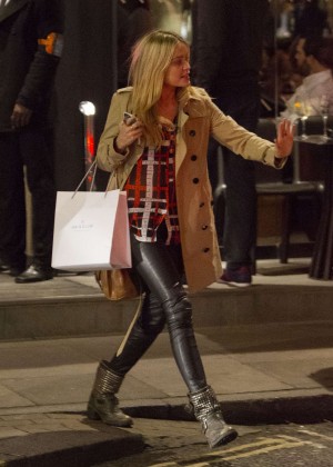Laura Whitmore - Night out in London