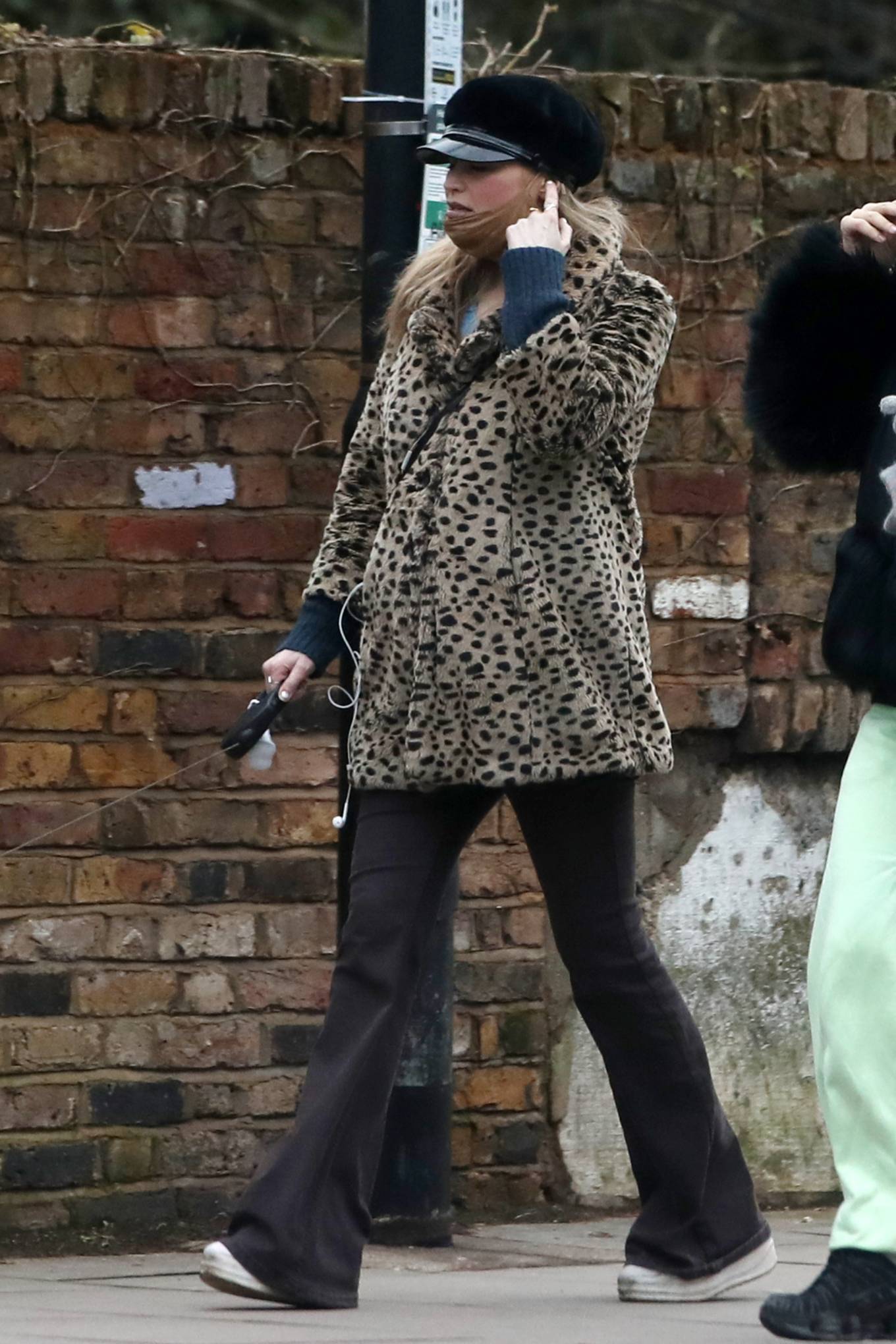 Laura Whitmore – Out walking her dog in London