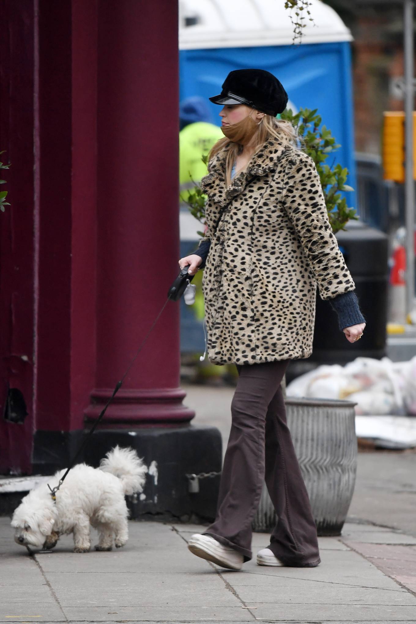 Laura Whitmore – Out walking her dog in London