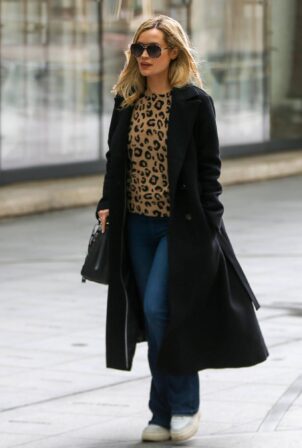 Laura Whitmore - Pictured outside BBC New Broadcasting House in London