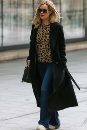 Laura Whitmore - Spotted outside BBC New Broadcasting House in London