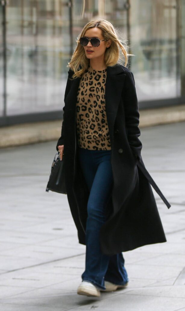 Laura Whitmore - Spotted outside BBC New Broadcasting House in London