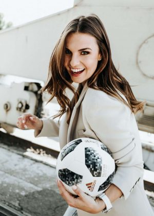 Laura Wontorra - FIFA World Cup Photoshoot for Hublot 2018