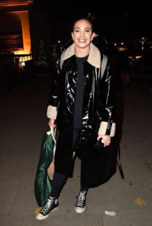 Laura Wright - Seen at the Place2Be Carol Concert in London's Sloane Square