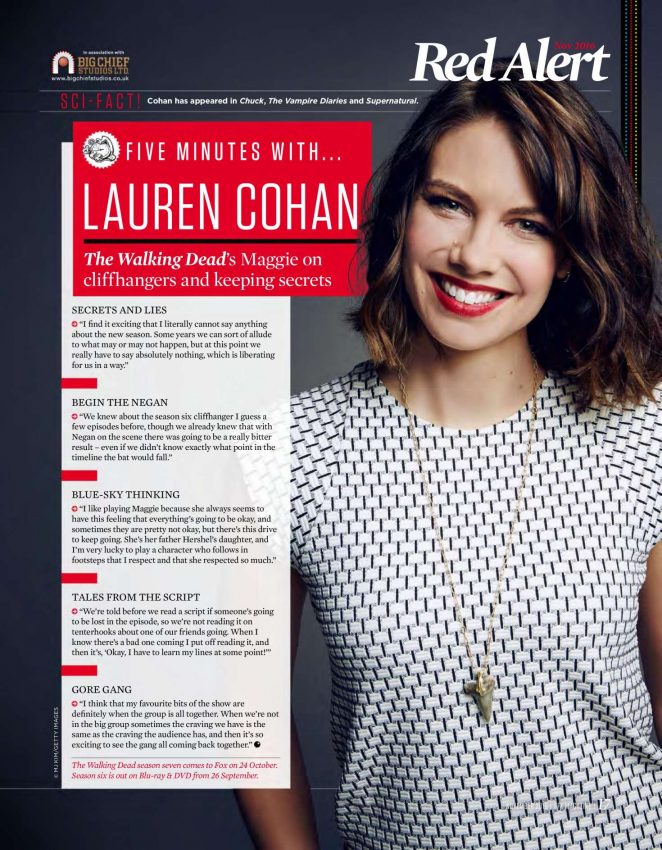 Lauren Cohan - SFX Magazine (November 2016)