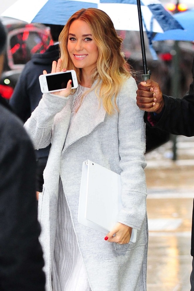 Lauren Conrad - Arrives at Good Morning America in New York