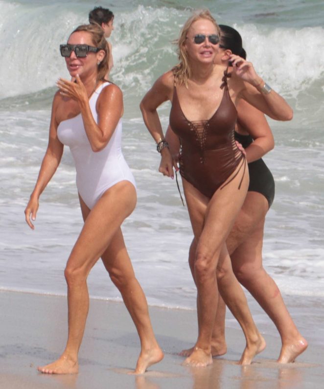 Lauren Foster and Marysol Patton in Swimsuit in Miami Beach