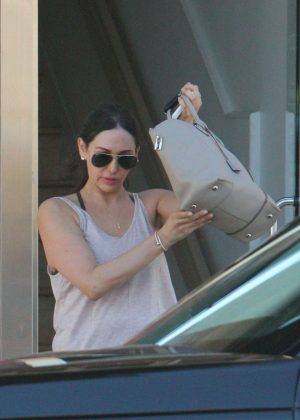 Lauren Silverman Leaving pilates in Beverly Hills