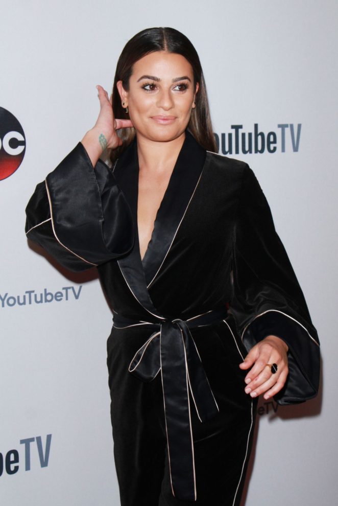 Lea Michele - 2017 YouTube TV and ABC Tuesday Block Party in NYC