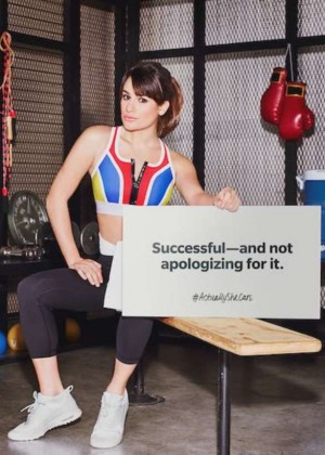 Lea Michele - #ActuallySheCan Campaign
