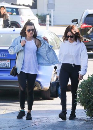 Lea Michele and Ashley Tisdale out in Brentwood