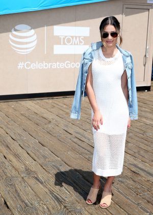 Lea Michele - AT&T and TOMS 10 Year Celebration Shoebox in Santa Monica