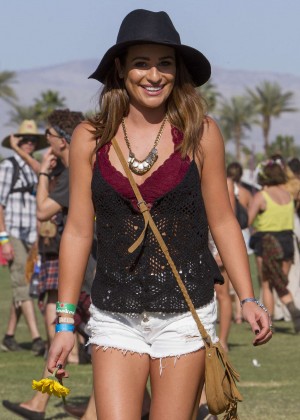 Lea Michele - Coachella Valley Music and Arts Festival Day 2 in Indio