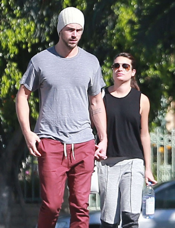 Lea Michele and Matthew Paetz Out in LA