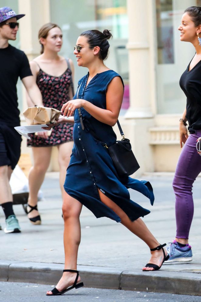 Lea Michele - Out in New York City