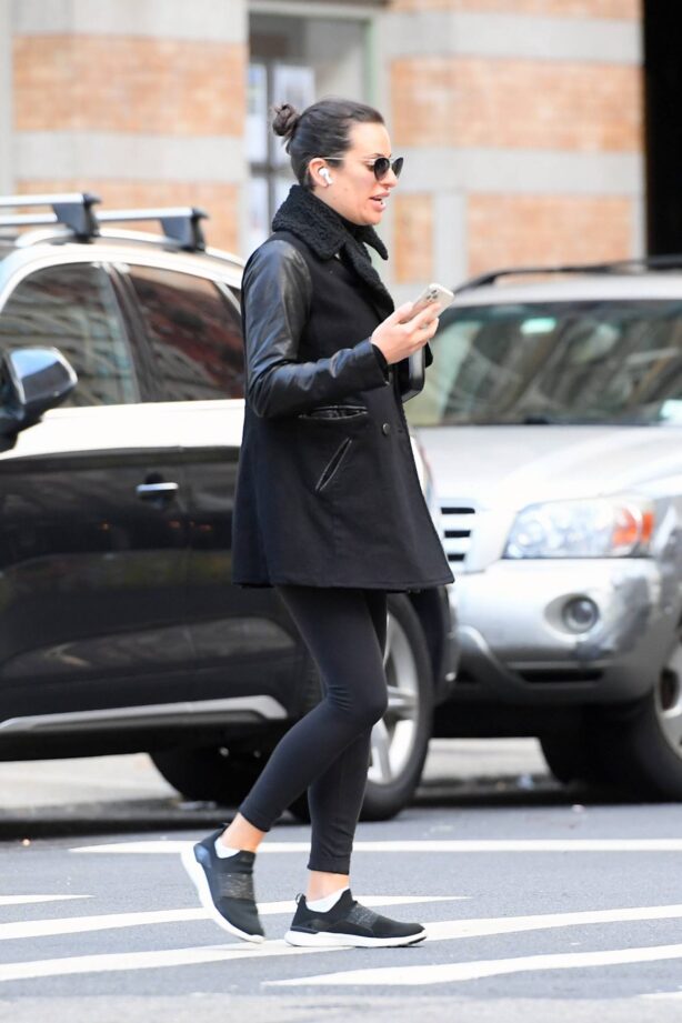 Lea Michele - Out in Tribeca in New York City